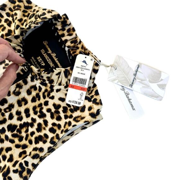 Tommy Bahama animal print sleeveless top NWT Size XS - Picture 2 of 6